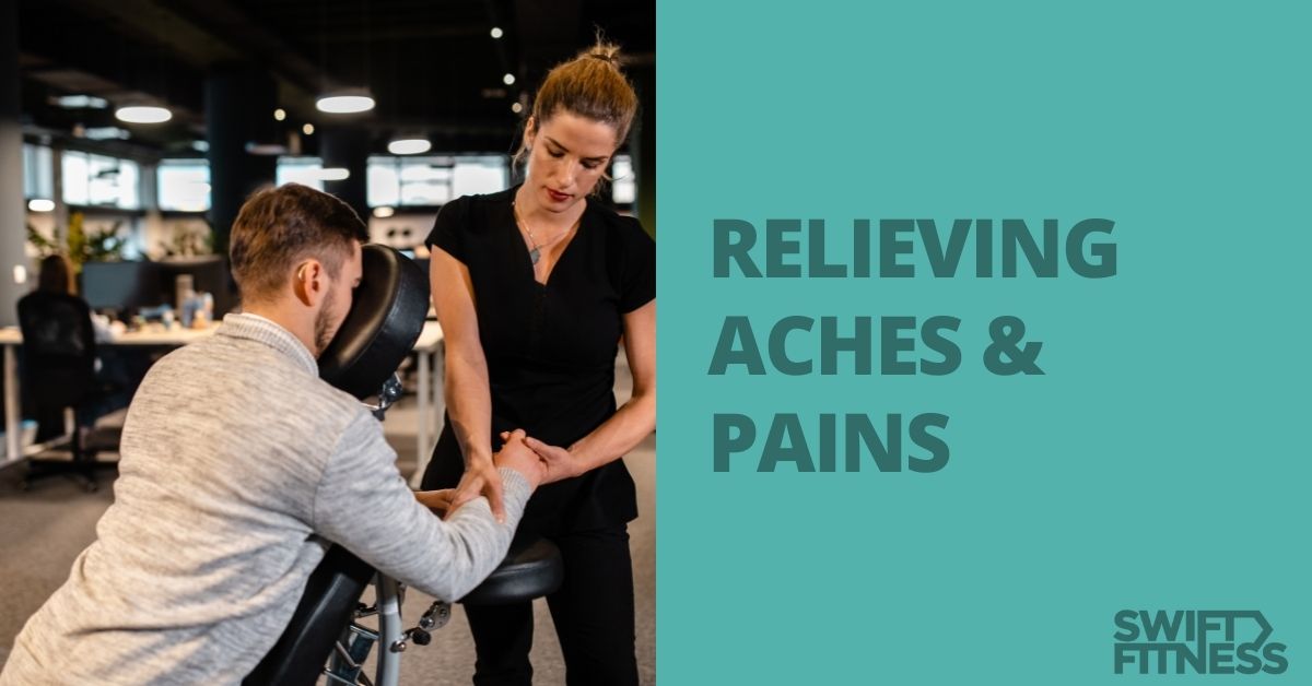 relieving aches and pains with office massage london