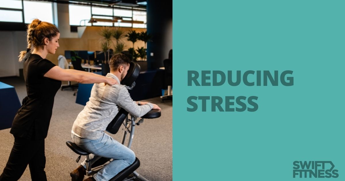 reducing stress with office massage london